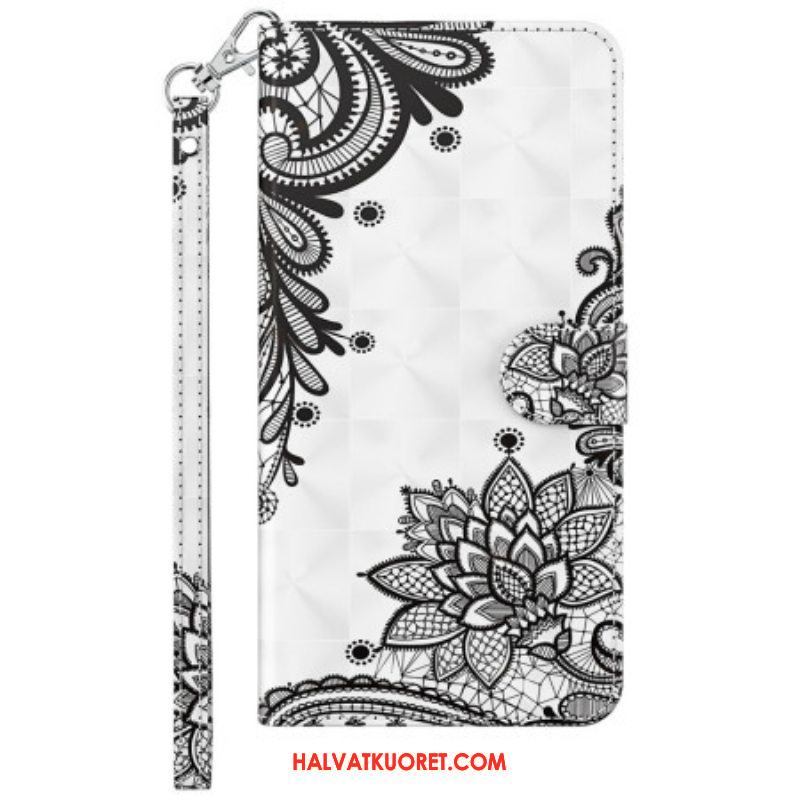 Kotelot Samsung Galaxy S23 Ultra 5G Suojaketju Kuori Strappy Pitsi