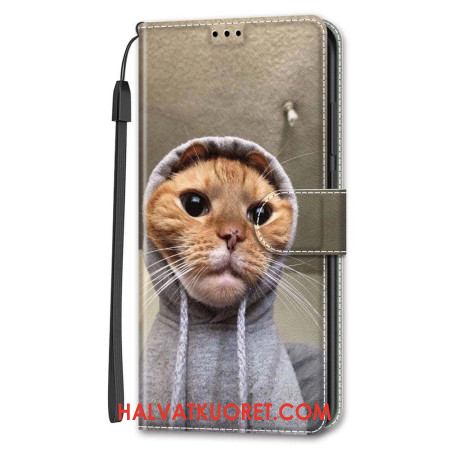 Kotelot Samsung Galaxy S24 Plus 5g Yo Cat Hihnalla Suojakuori