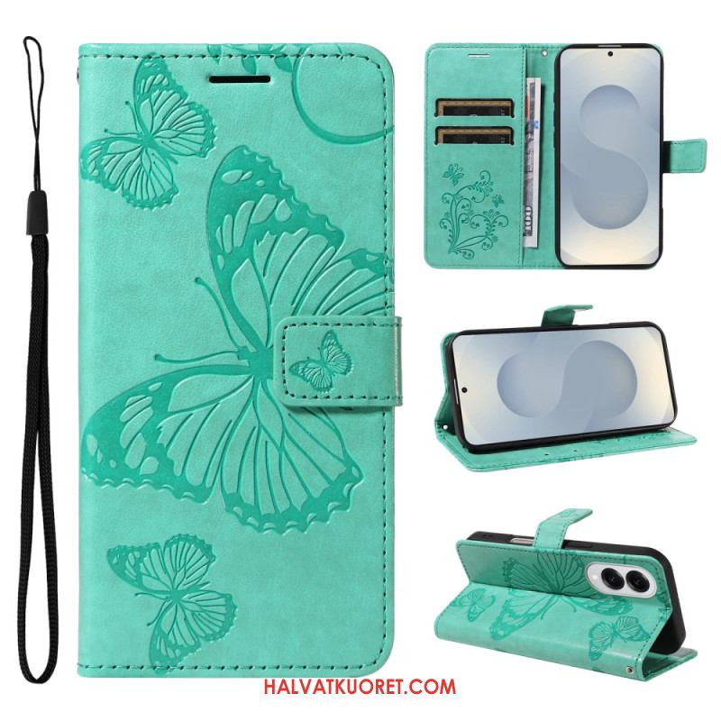 Kotelot Samsung Galaxy S25 5g Edge Jättimäinen Perhoskuvio