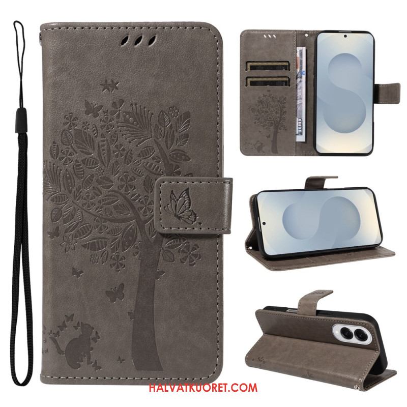 Kotelot Samsung Galaxy S25 5g Edge Puu Ja Kissa Suojakuori