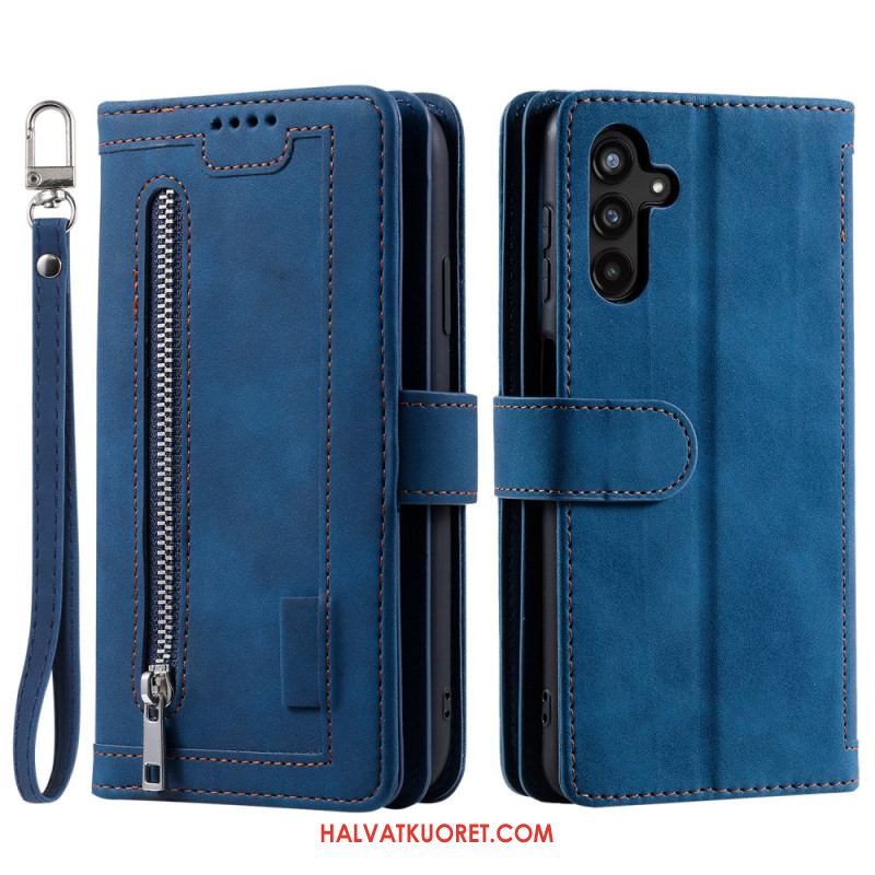 Kotelot Samsung Galaxy S25 Fe Korttikotelo Ja Vetoketju Suojakuori