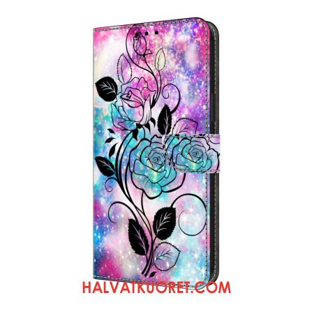 Kotelot Samsung Galaxy S25 Fe Piirretty Ruusu