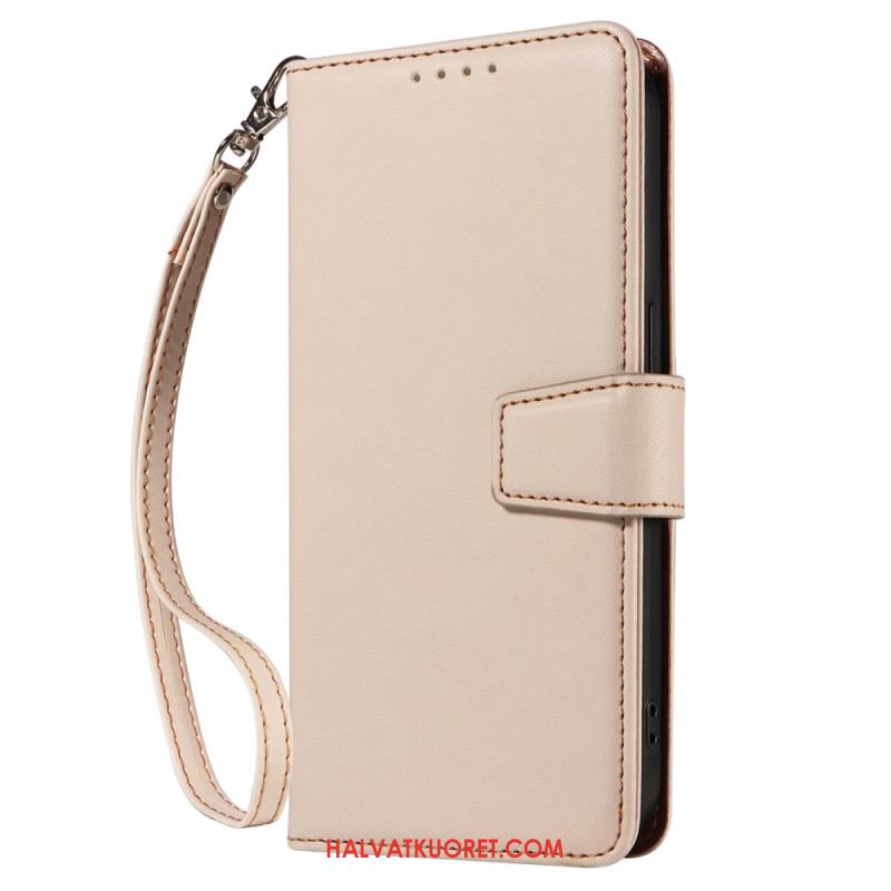 Kotelot Samsung Galaxy S25 Ultra 5g Rfid-nahkalompakko Hihnalla