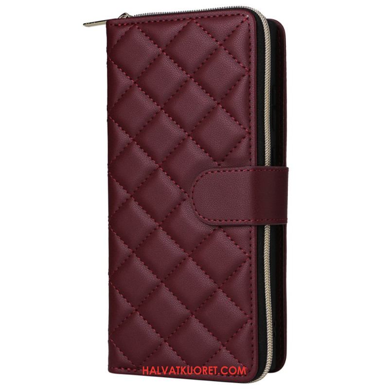 Kotelot Samsung Galaxy S25 Ultra 5g Tikattu Lompakko Hihnalla Ja Olkahihnalla