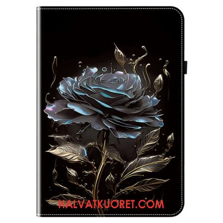 Kotelot Samsung Galaxy Tab S10 Fe Plus Elegantti Mustan Ruusun Suoja