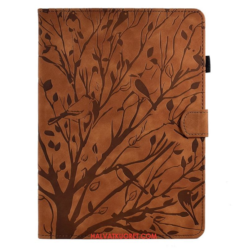 Kotelot Samsung Galaxy Tab S11 Mokkanahkainen Oksakuvio
