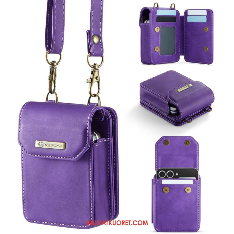 Kotelot Samsung Galaxy Z Flip 7 Fe Olkalaukkutyylinen Rfid-suojauksella Ja Olkahihnalla