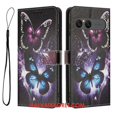 Kotelot Sony Xperia 10 Vii Puhelinkuoret Kaksi Perhosta