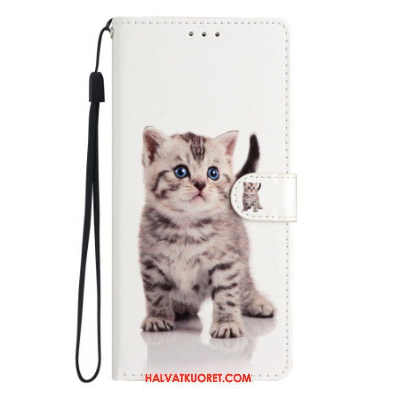 Kotelot Xiaomi 12 Lite Suojaketju Kuori Strappy Kitten
