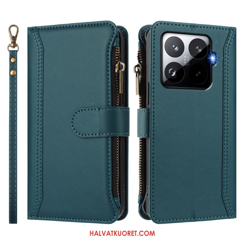 Kotelot Xiaomi 15t Pro Hihnallinen Lompakko