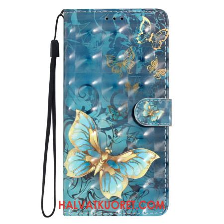 Kotelot Xiaomi 15t Pro Kultaisia Perhosia