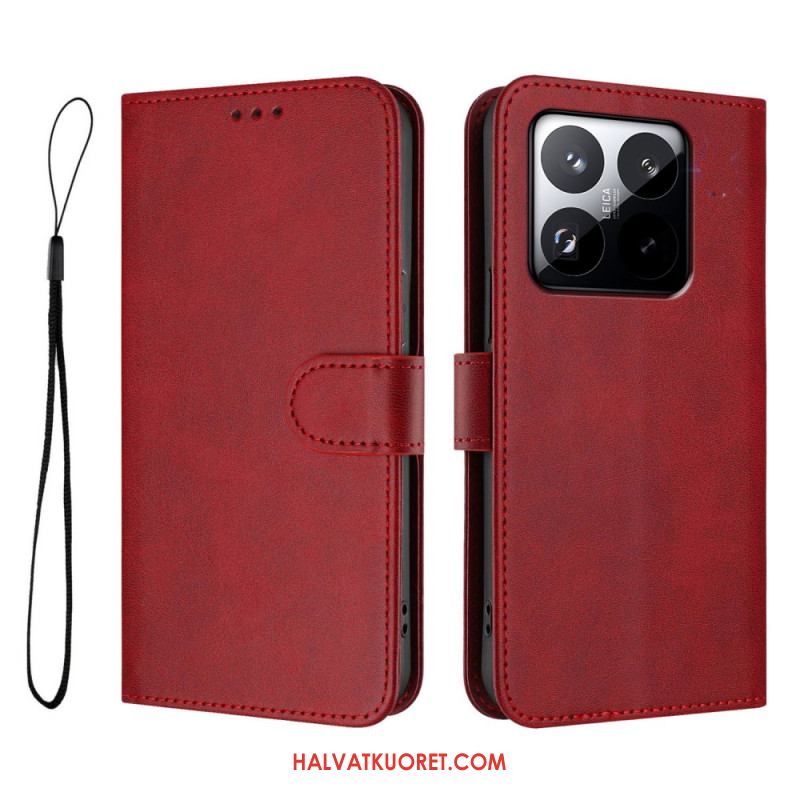 Kotelot Xiaomi 15t Yksivärinen Rfid-suoja