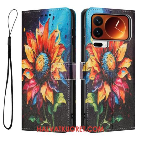 Kotelot Xiaomi 17 Pro Auringonkukka Suojakuori