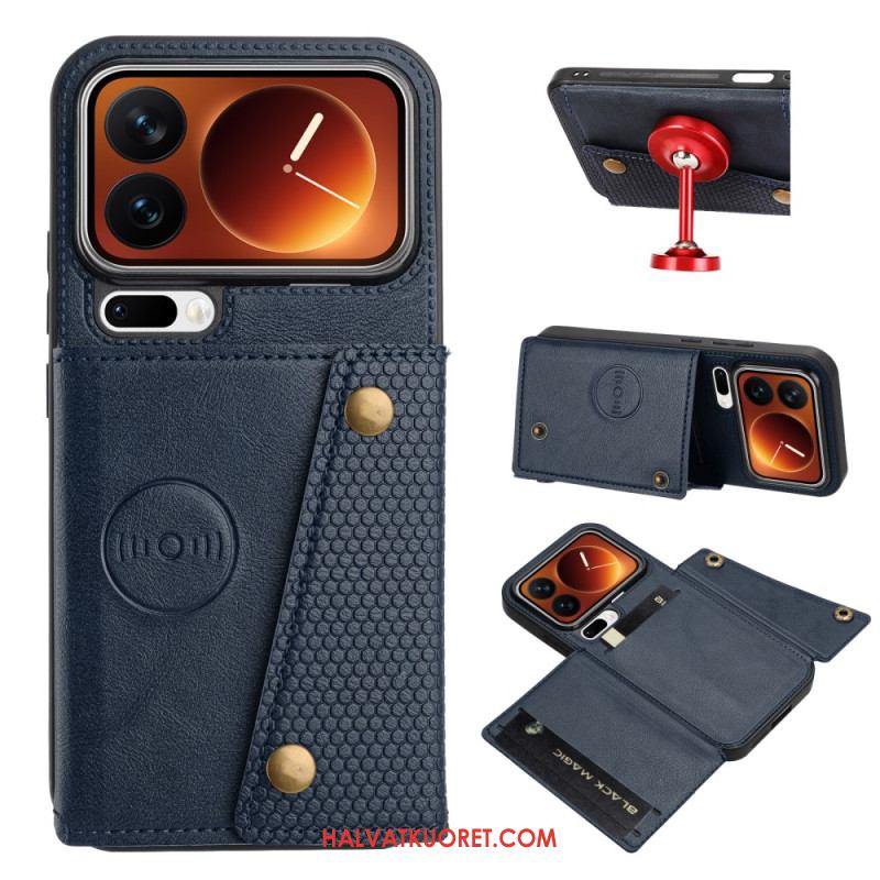 Kotelot Xiaomi 17 Pro Korttikotelo Ja Teline Suojakuori