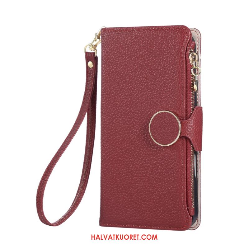 Kotelot Xiaomi 17 Pro Max Vintage Vetoketjullinen Lompakko