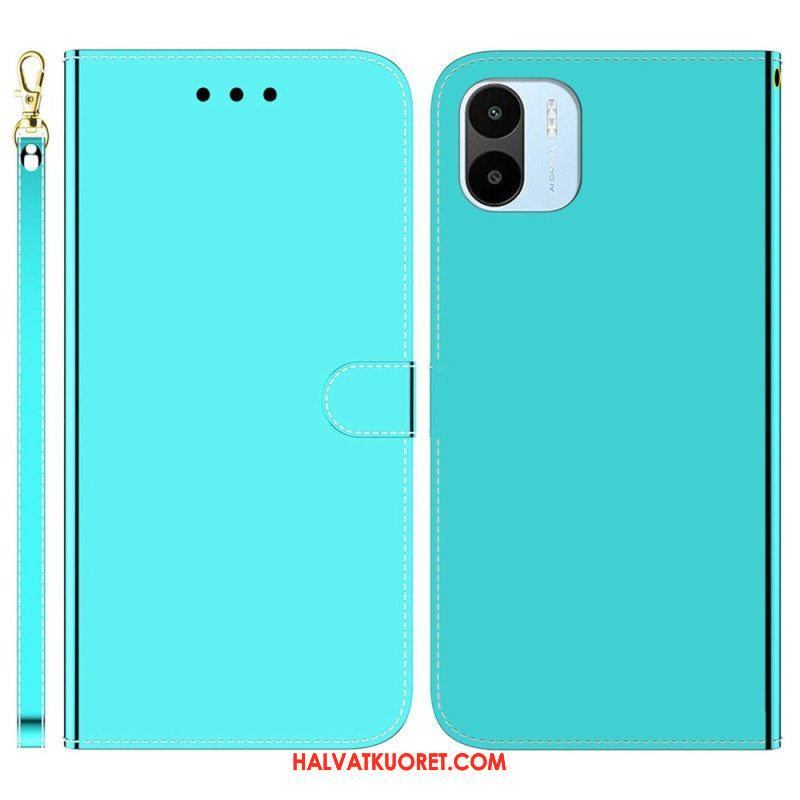 Kotelot Xiaomi Redmi A1 Keinopeilinahka Hihnalla