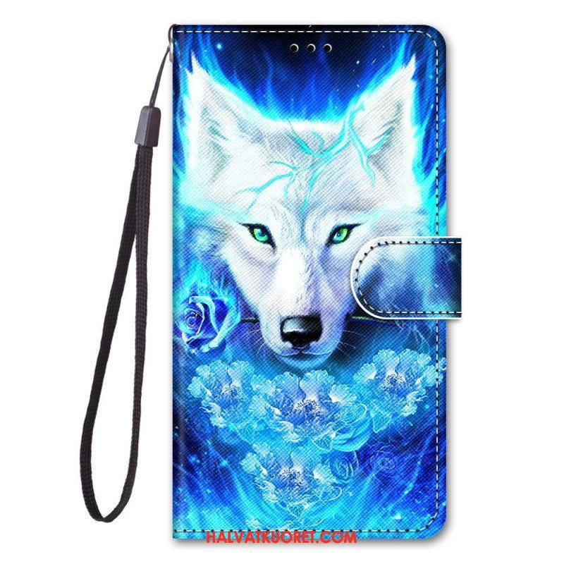 Kotelot Xiaomi Redmi Note 11 Pro Plus 5G Suojaketju Kuori Lanyard Wolf