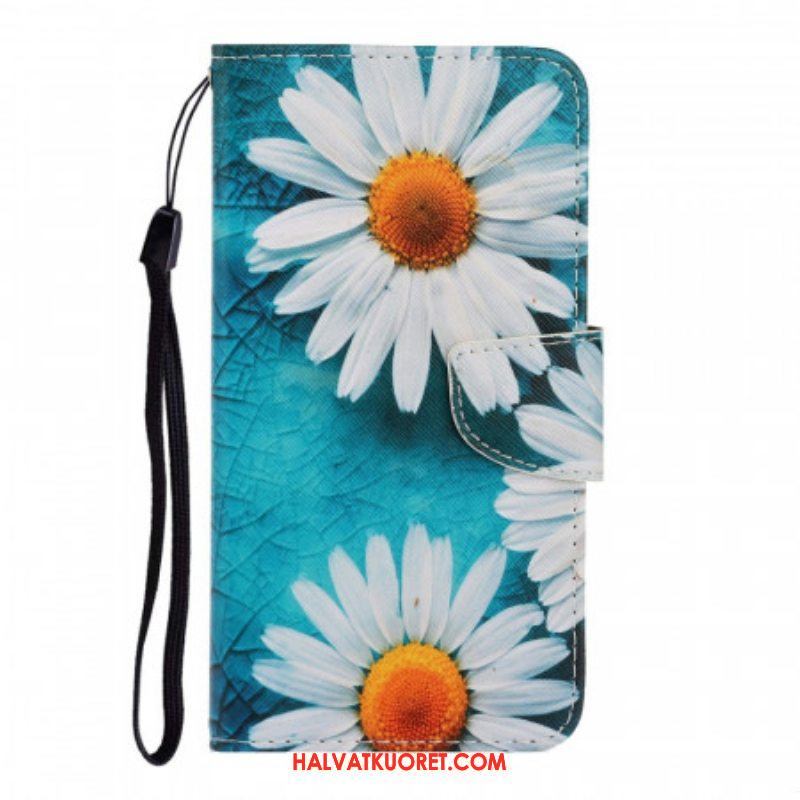 Kotelot Xiaomi Redmi Note 11 Pro Plus 5G Suojaketju Kuori Thong Daisies