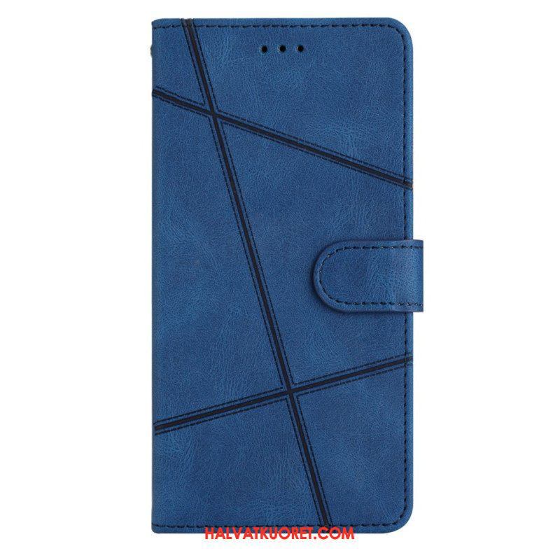 Kotelot Xiaomi Redmi Note 12 4G Suojaketju Kuori Strappy Geometric