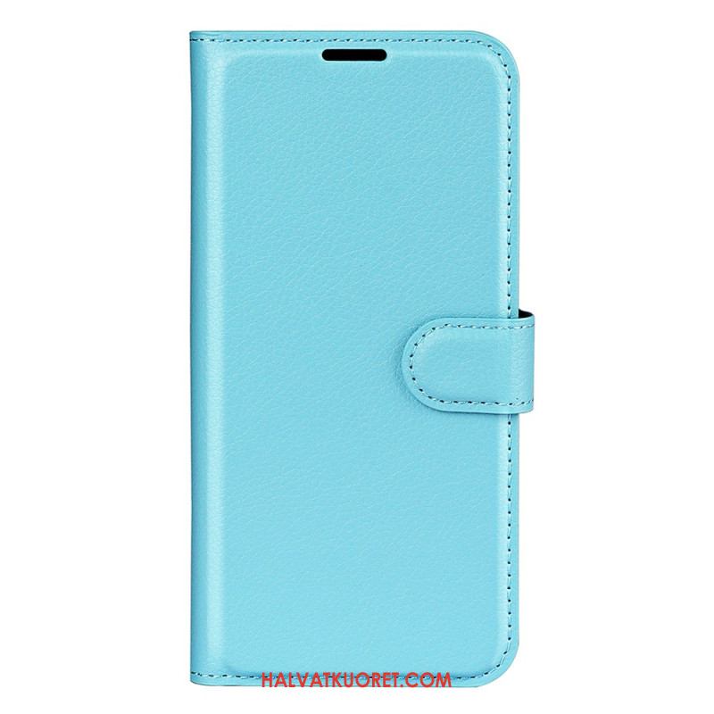 Kotelot Xiaomi Redmi Note 13 Pro 5g Classic Litchi Faux Leather Suojakuori