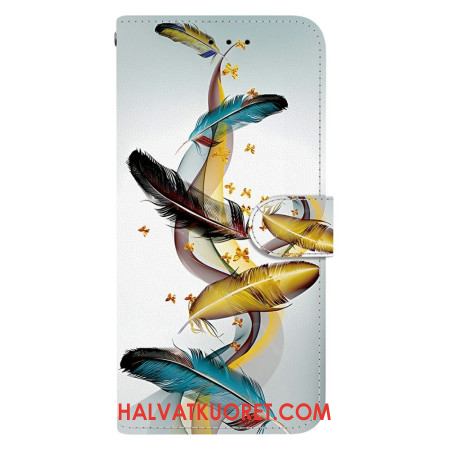 Kotelot Xiaomi Redmi Note 14 4g Värikkäitä Höyheniä Suojakuori