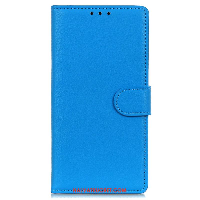 Kotelot Xiaomi Redmi Note 14 5g Perinteinen Litsikuvioinen Tekonahka