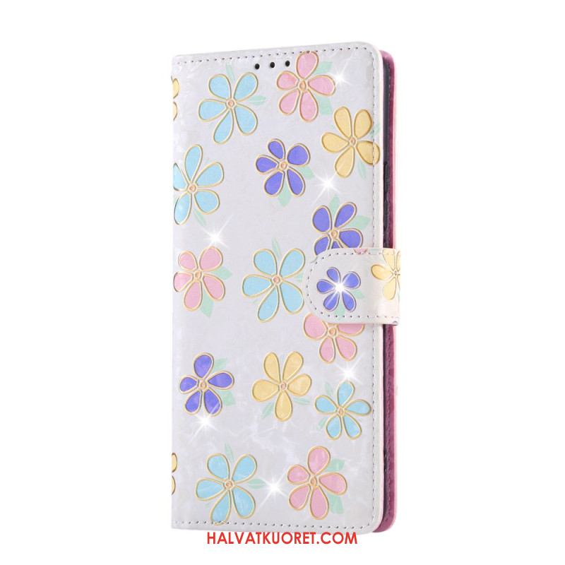 Kotelot Xiaomi Redmi Note 14 Pro 4g Rfid-suojattu Kukkakuvio