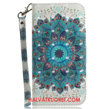 Kotelot Xiaomi Redmi Note 14s Puhelinkuoret Vihreä Mandala Ja Nauha