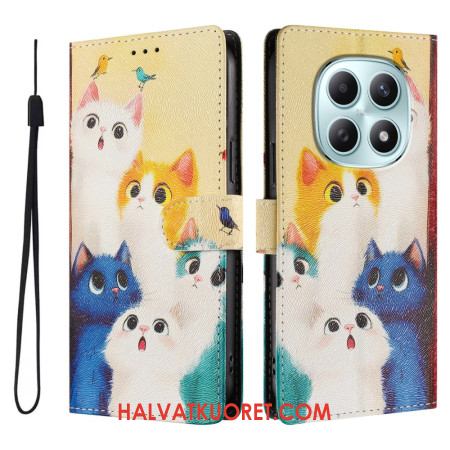 Kotelot Xiaomi Redmi Note 15 5g Värikkäät Kissat Suojakuori