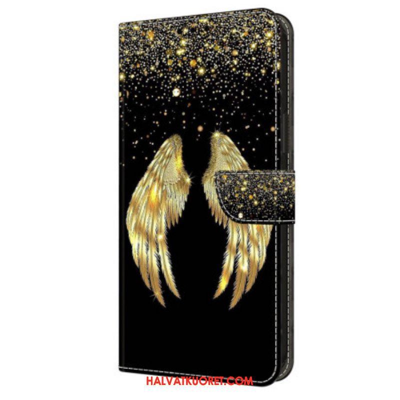 Kotelot iPhone 15 Pro Golden Wings