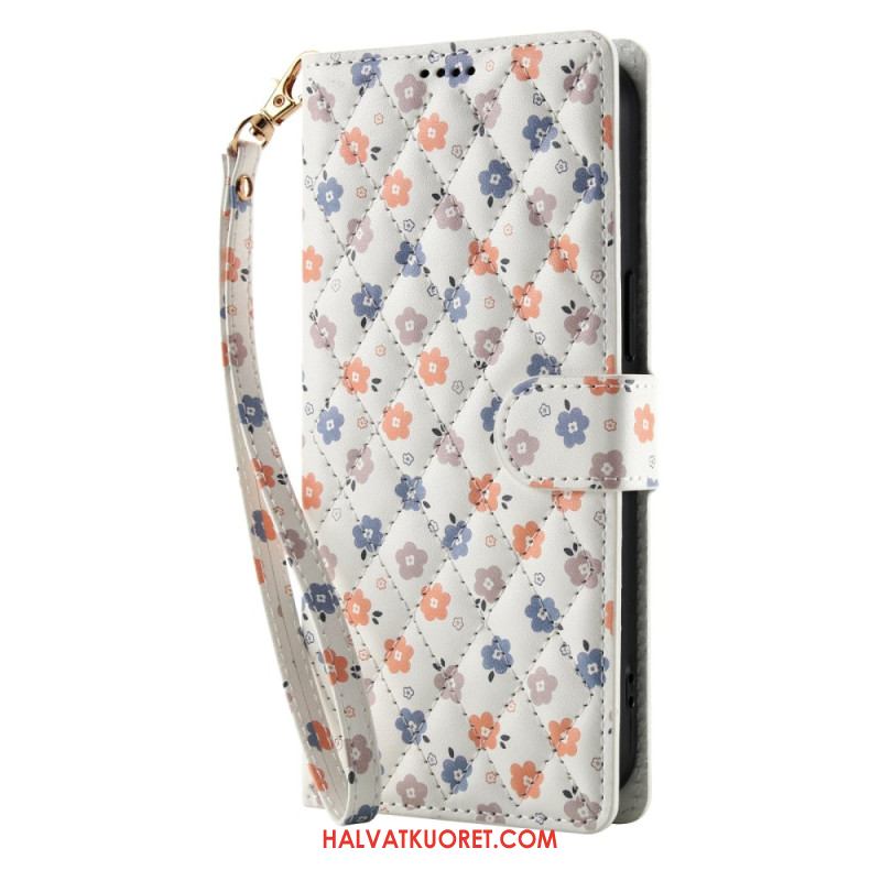 Kuoret Samsung Galaxy S26 Plus Kukkakuvioinen Hihna