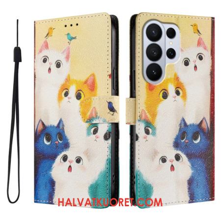 Kuoret Samsung Galaxy S26 Ultra Värikkäät Kissat