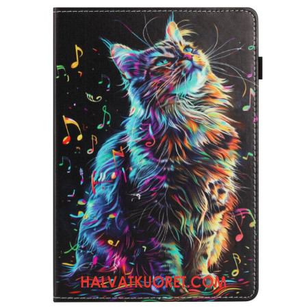 Kuoret Samsung Galaxy Tab S10 Fe Musikaalinen Kissa