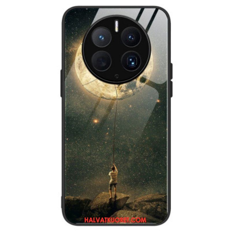 Kuori Huawei Mate 50 Pro Moon Man Karkaistu Lasi