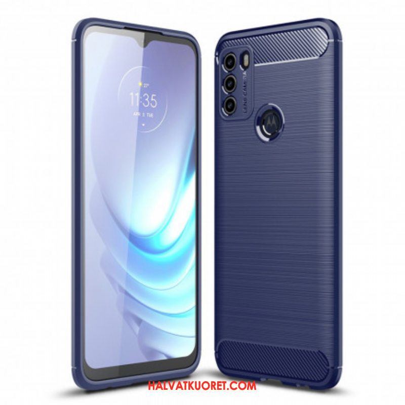 Kuori Moto G50 Harjattua Hiilikuitua