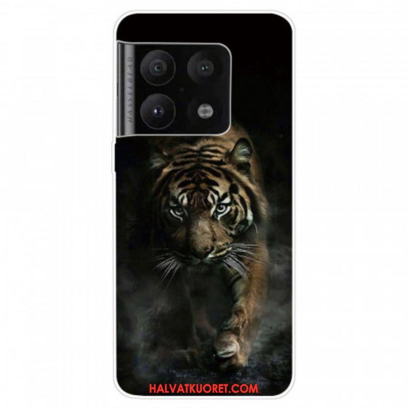 Kuori OnePlus 10 Pro 5G Joustava Tiger In Mist