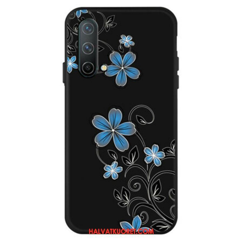 Kuori OnePlus Nord CE 5G Sinisiä Kukkia