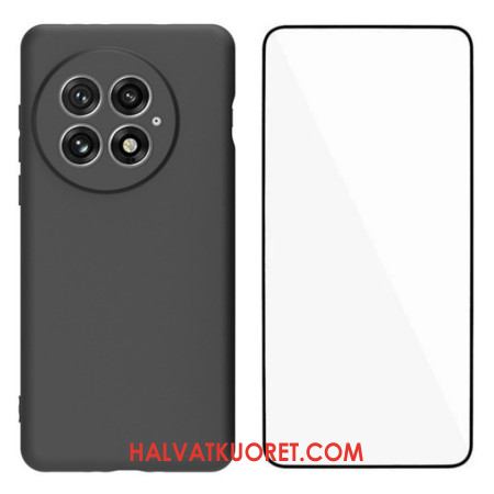 Kuori Oneplus 13 2-in-1 Matta Silikoninäyttö Karkaistulla Lasilla Suojakuori