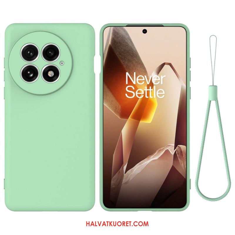 Kuori Oneplus 13 Nestemäinen Silikoni Rannekkeella Suojakuori