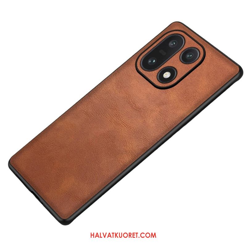 Kuori Oneplus 15 Retrotyylinen Nahkaefekti