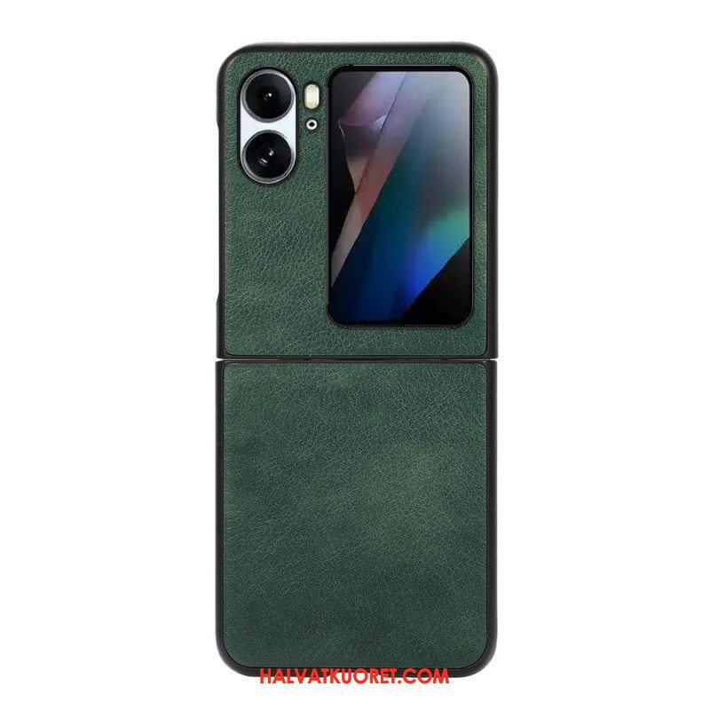 Kuori Oppo Find N2 Flip Kotelot Flip Nahan Rakenne