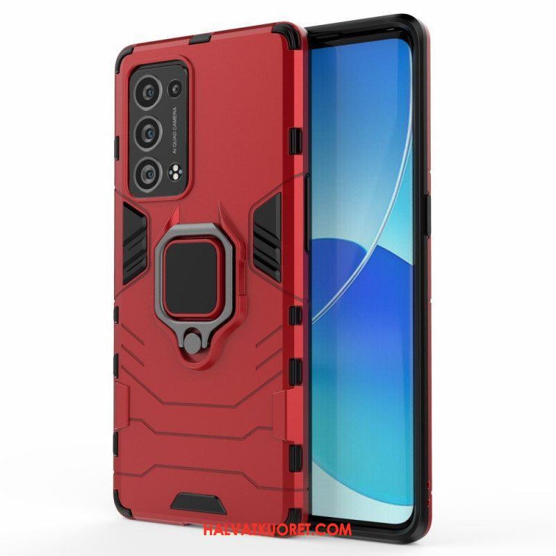 Kuori Oppo Reno 6 Pro 5G Kääntyvä Rengastuki