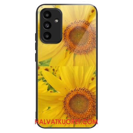 Kuori Samsung Galaxy A15 5g Karkaistu Lasi Auringonkukat