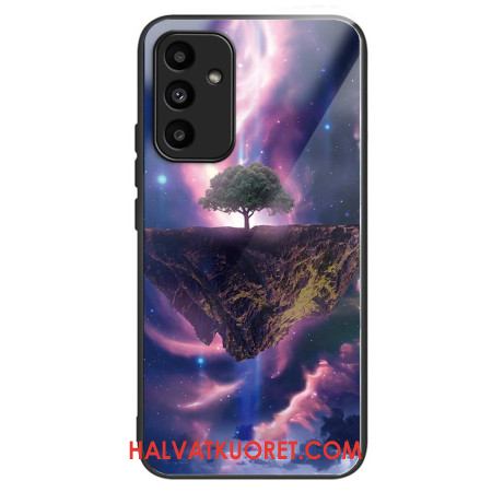 Kuori Samsung Galaxy A15 Aurora Night Tempered Glass