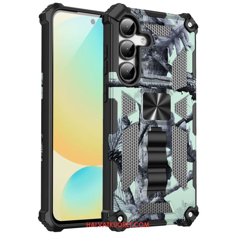 Kuori Samsung Galaxy A17 4g / 5g Naamiointikuvio Integroidulla Jalustalla