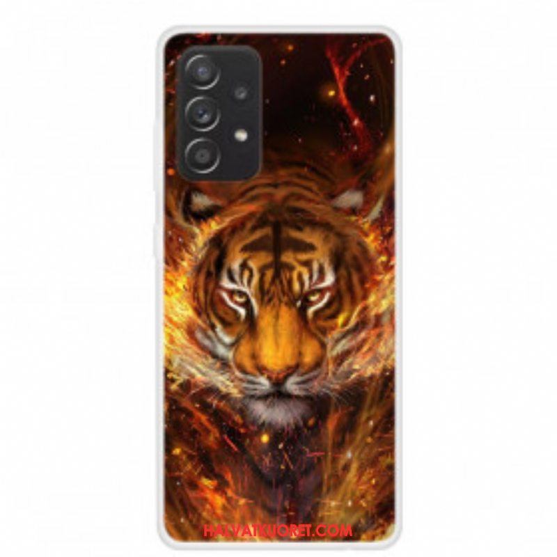 Kuori Samsung Galaxy A52 4G / A52 5G / A52s 5G Joustava Tiger