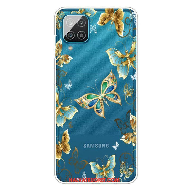 Kuori Samsung Galaxy M12 / A12 Design-perhosia