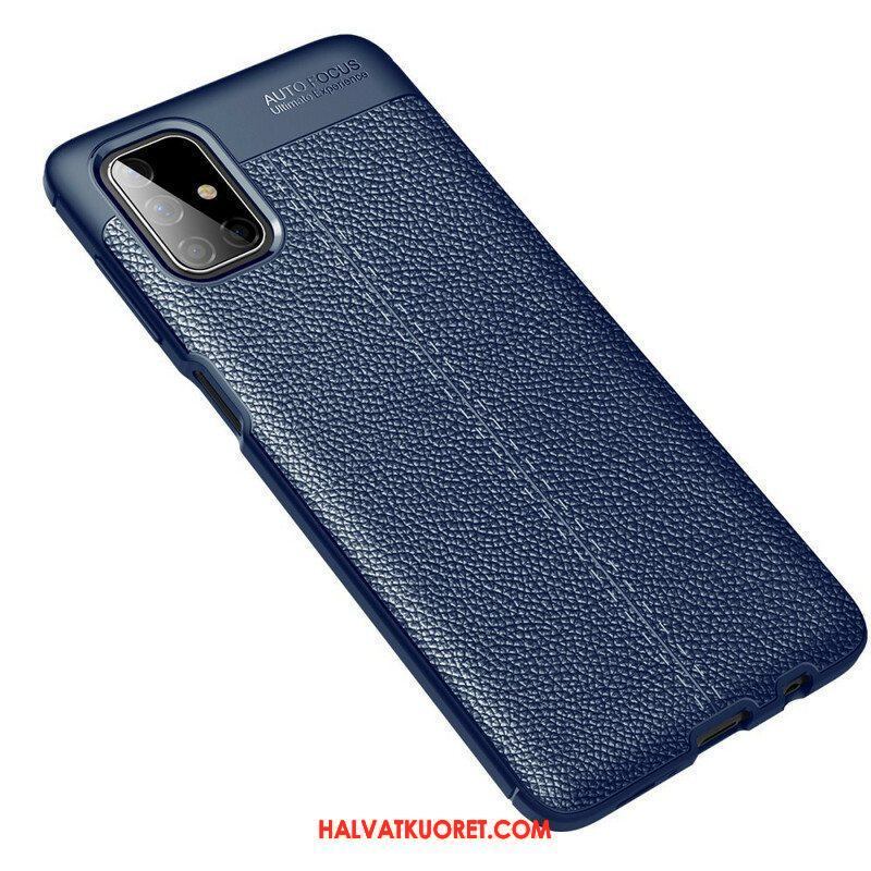 Kuori Samsung Galaxy M51 Kaksilinjainen Litsi-nahkaefekti
