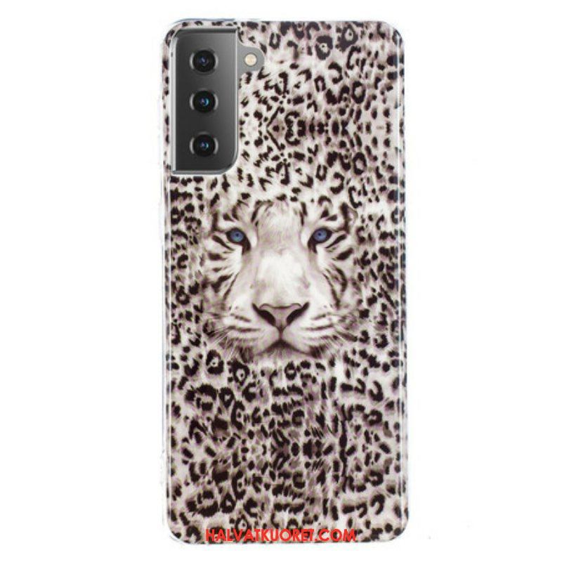 Kuori Samsung Galaxy S21 5G Leopardi Loisteputki