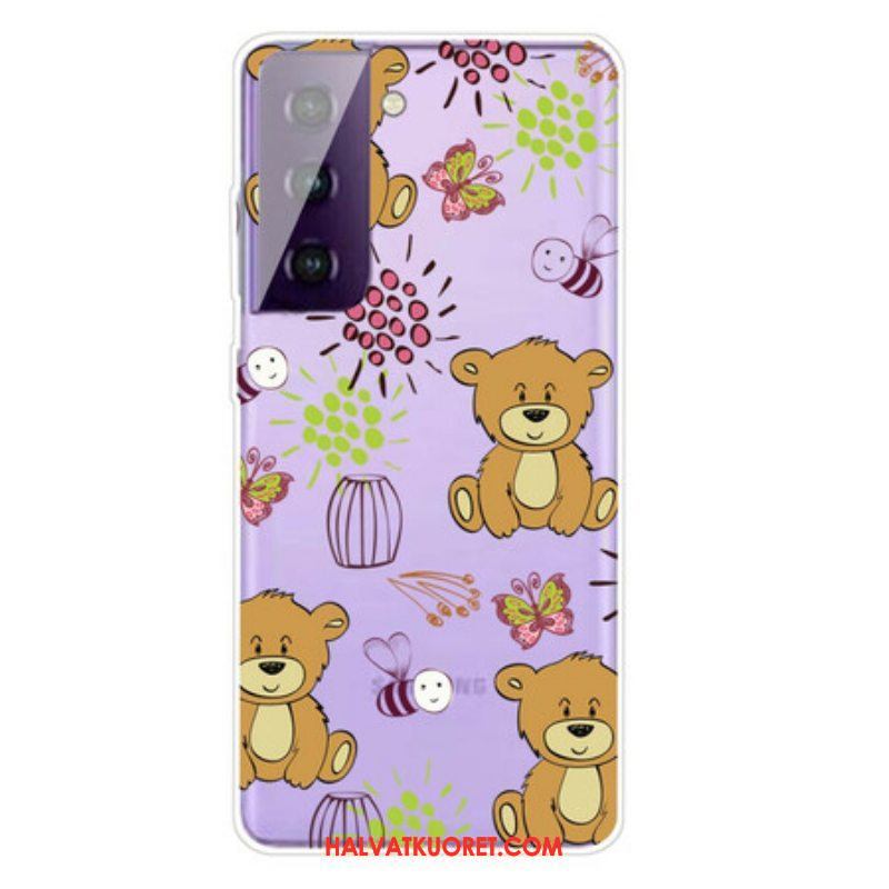 Kuori Samsung Galaxy S21 FE Teddy Bears Toppi